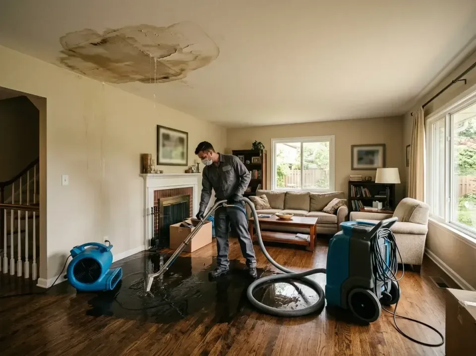 attic-pipe-burst-ceiling-drip-008 — frequently asked questions, Water Damage Restoration & Carpet Care in South Elgin, IL